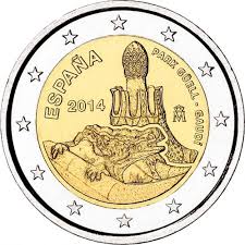 Espanha 2€ Gaudi 2014