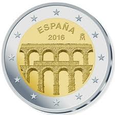 Espanha 2€ Aqueduto de Segóvia 2016
