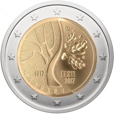Estónia 2€ Independência 2017