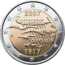 Finlândia 2€ 90ºAniv da Independência 2007 