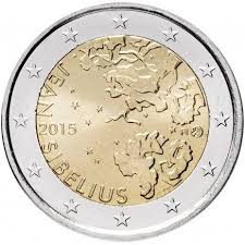 Finlândia 2€ 150º Aniv de Jean Sibelius 2015