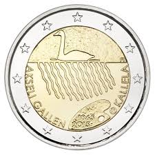 Finlândia 2€ 150º Aniv de Akseli Gallien-Kallela 2015