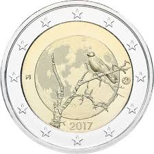 Finlândia 2€ Natureza Finlandeza (Corvo) 2017