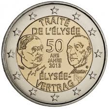 França 2€ 50 Anos Tratado Eliseu 2013
