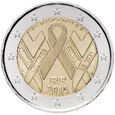 França 2€ Dia Mundial da Sida 2014