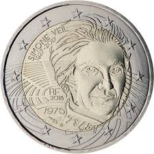 França 2€ Simone Veil 2018