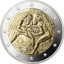 França 2€ Jogos Olímpicos 2024 (alvéolo)