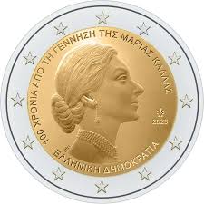 Grécia 2€ Maria Callas 2023