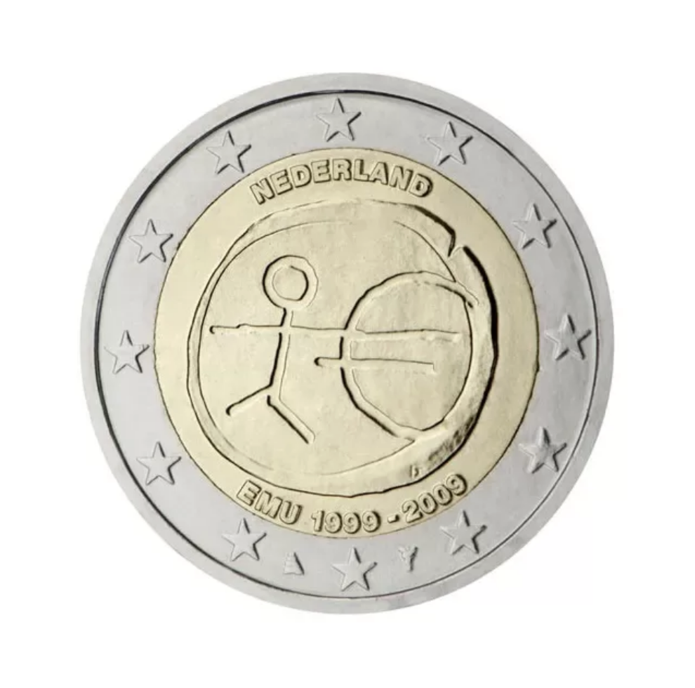 Holanda 2€ E.M.U. 2009