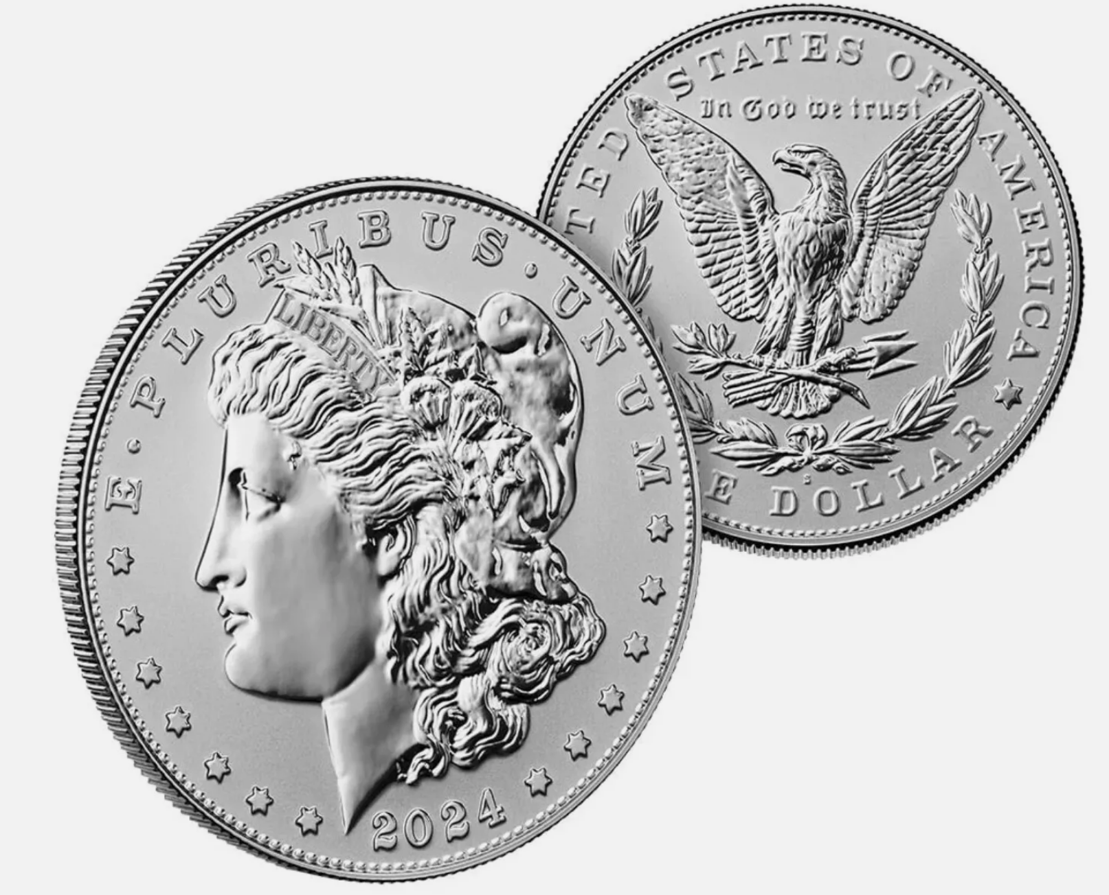USA 2 x 1 Dollar Morgan and Peace Dollar 2024 