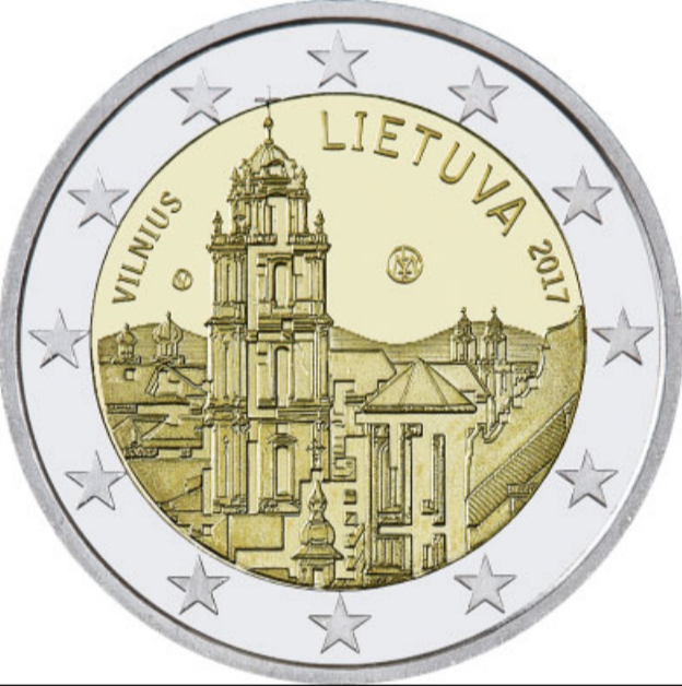 Lituânia 2€ Vilnius 2017
