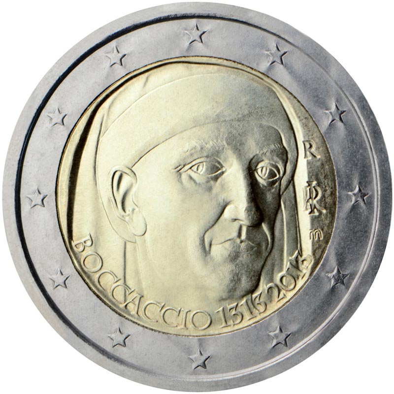 Itália 2€ Giovanni Boccacio 2013