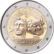 Itália 2€ Titus Maccius Plautus 2016