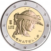 Itália 2€ Donatello 2016
