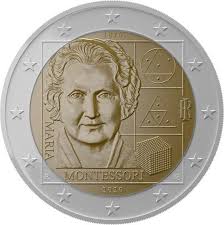 Itália 2€ Maria Montessori 2020