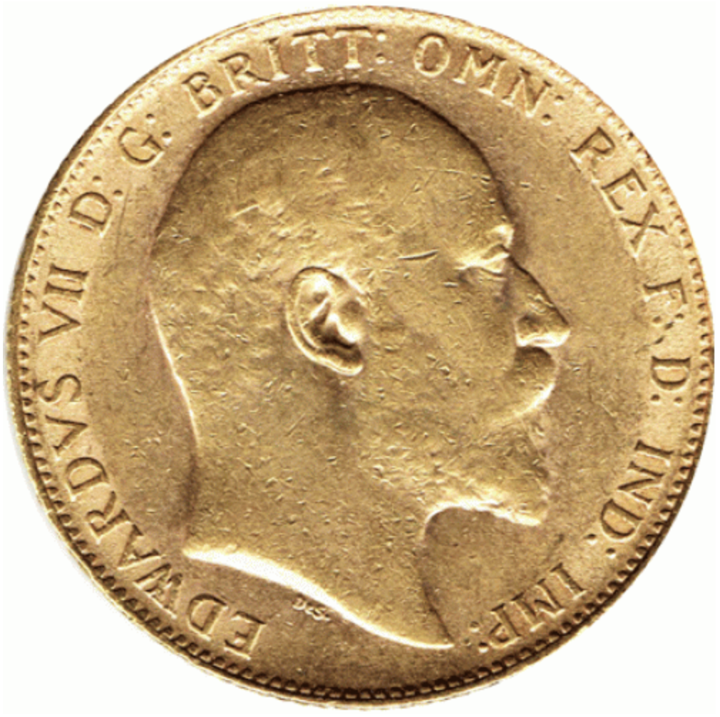 Libra (Sovereign) Eduardo VII Ouro