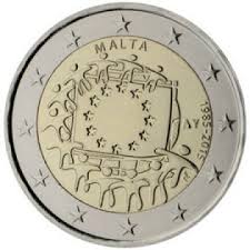Malta 2€ 30 anos da Bandeira 2015