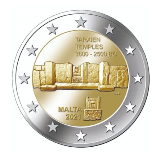 Malta 2€ Templo de Tarxien 2021