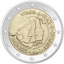 Malta 2€ UN Resolução do Conselho de Segurança sobre Mulheres, Paz e Segurança 2022 (coincard)
