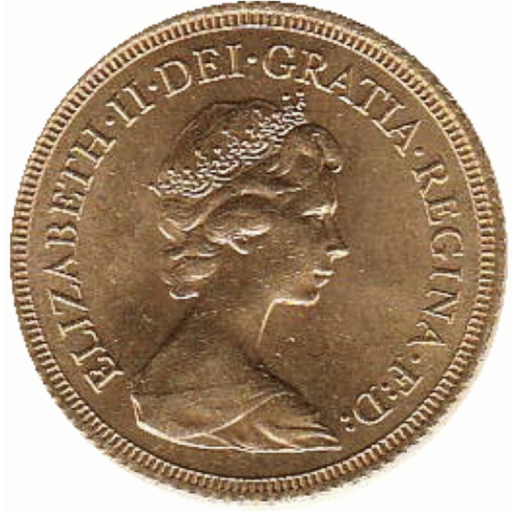 Libra (Sovereign) Isabel II - Jubileu Ouro