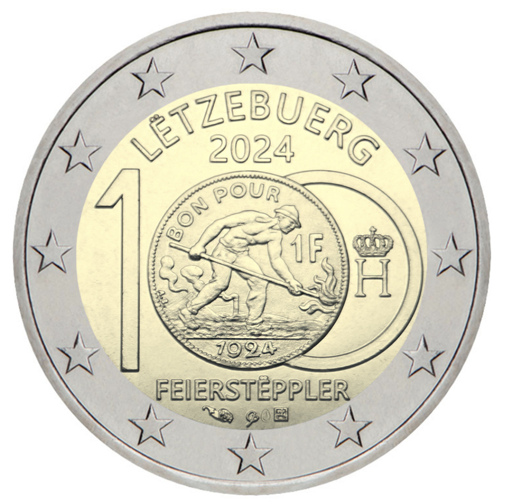 Luxemburgo 2€ Feiersteppler 2024