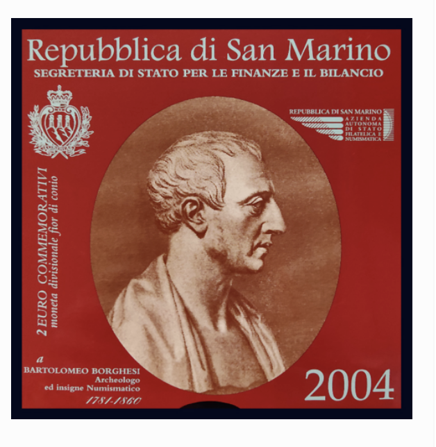 Sâo Marino 2€ Bartolomeu Borghesi 2004