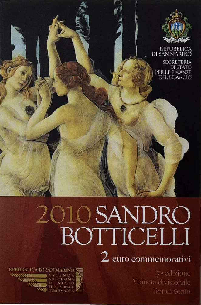 São Marino 2€ Botticelli 2010