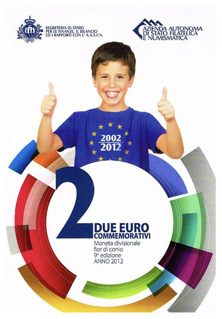 São Marino 2€ 10 Anos do Euro 2012