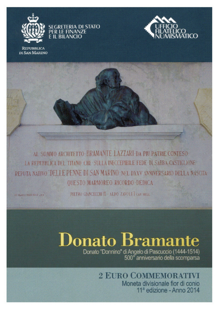 São Marino 2€ Bramante 2014
