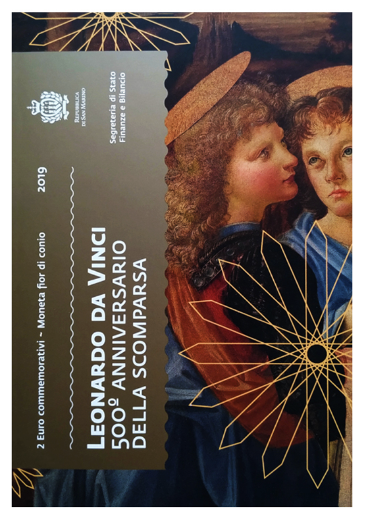 São Marino 2€ Leonardo Da Vinci 2019