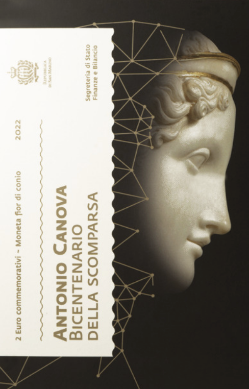 São Marino 2€ Antonio Canova 2022