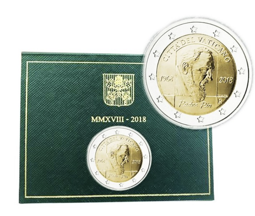 Vaticano 2€ Padre Pio 2018