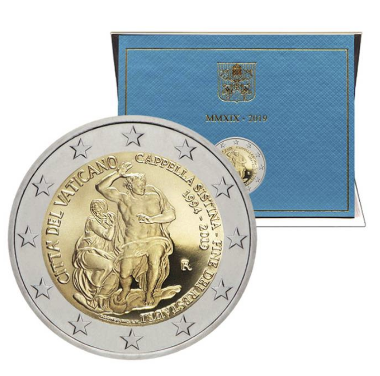 Vaticano 2€ Capela Sistina 2019