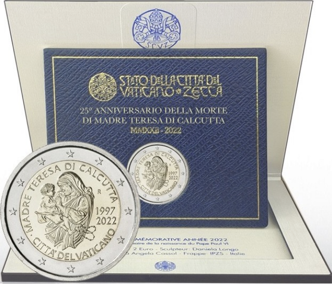 Vaticano 2€ 125 Anos do Nascimento do Papa Paulo VI 2022