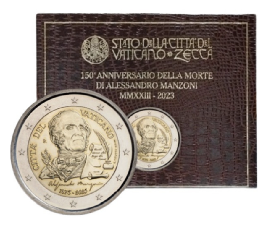 Vaticano 2€ Alessandro Manzoni 2023