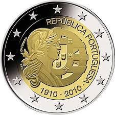 Portugal 2€ Centenário da República Portuguesa 2010