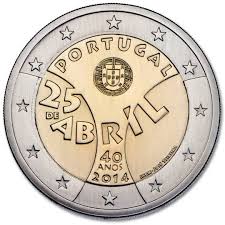 Portugal 2€ 40 anos do 25 de Abril 2014