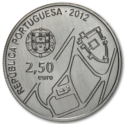 Portugal 2,50€ Centro Histórico de Guimarães 2012