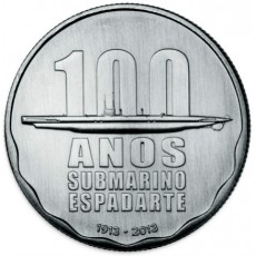 Portugal 2,50€ 100 anos do Espadarte (1º Submarino Português) 2013