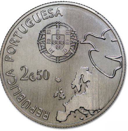Portugal 2,50€ 70 anos de Paz na Europa 2015