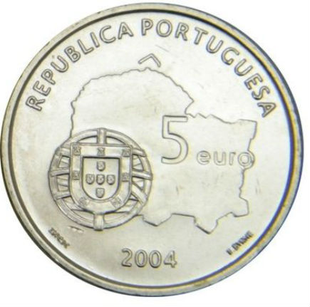 Portugal 5€ Centro Histórico de Évora 2004