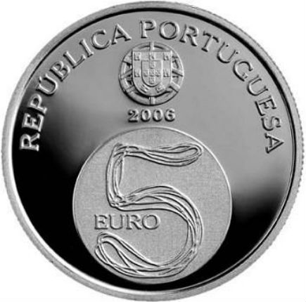 Portugal 5€ Mosteiro de Alcobaça 2006