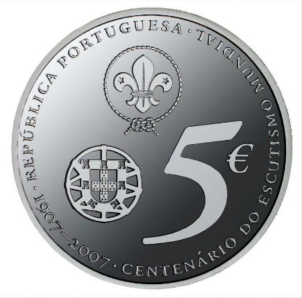 Portugal 5€ Escutismo 2007