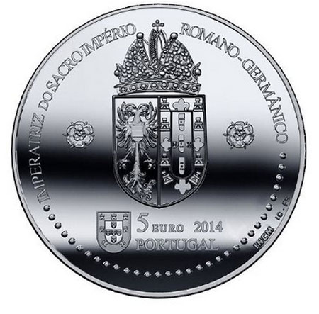 Portugal 5€ Rainha D. Leonor 2014