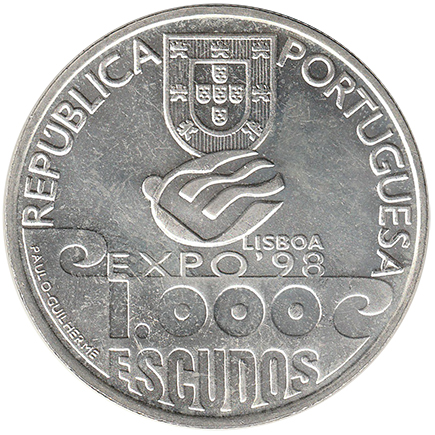 Portugal 1000$00 Escudos - Milénio do Atlântico de  1999