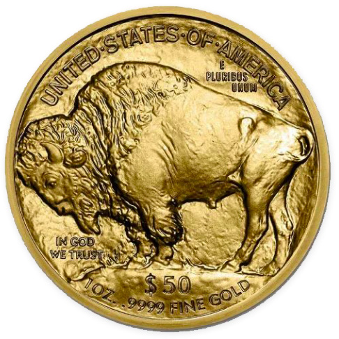 U.S.A 50 Doláres Búfalo Ouro 202231 Oz - Ouro 