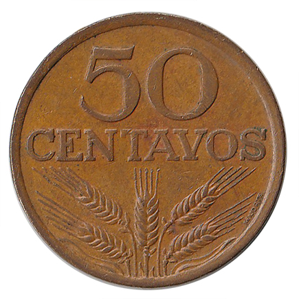 Portugal 50 Centavos  de 1973